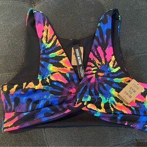Victoria's Secret Multicolor Tie-Dye Gym to Swim Top